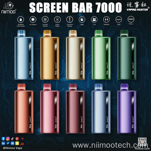 Screen Bar Vape 7000 Puffs